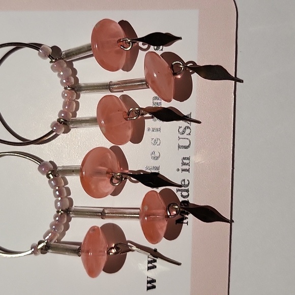 1798- Beads Handmade Women's Earrings NWT - Picture 3 of 3